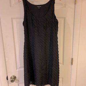 Eileen fisher silk black dress